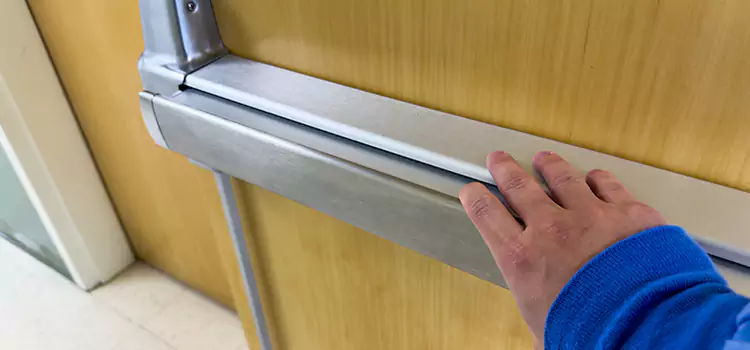 Installing a Push Bar on a Door Deerfield Beach
